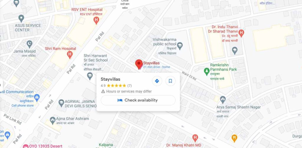 stayvillas best homestay in jodhpur rajasthan india book homestay in jodhpur map